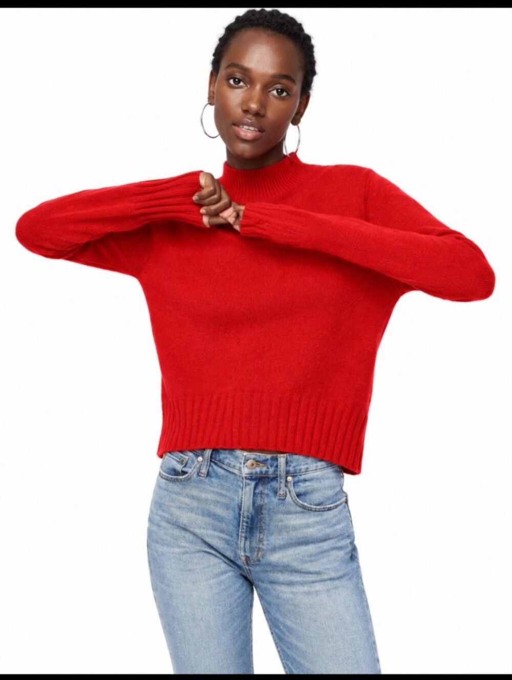 J. Crew Cashmere Mockneck Sweater